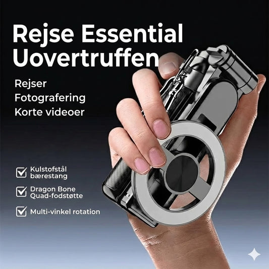 4-i-1 magnetisk selfiestang med 360° rotation