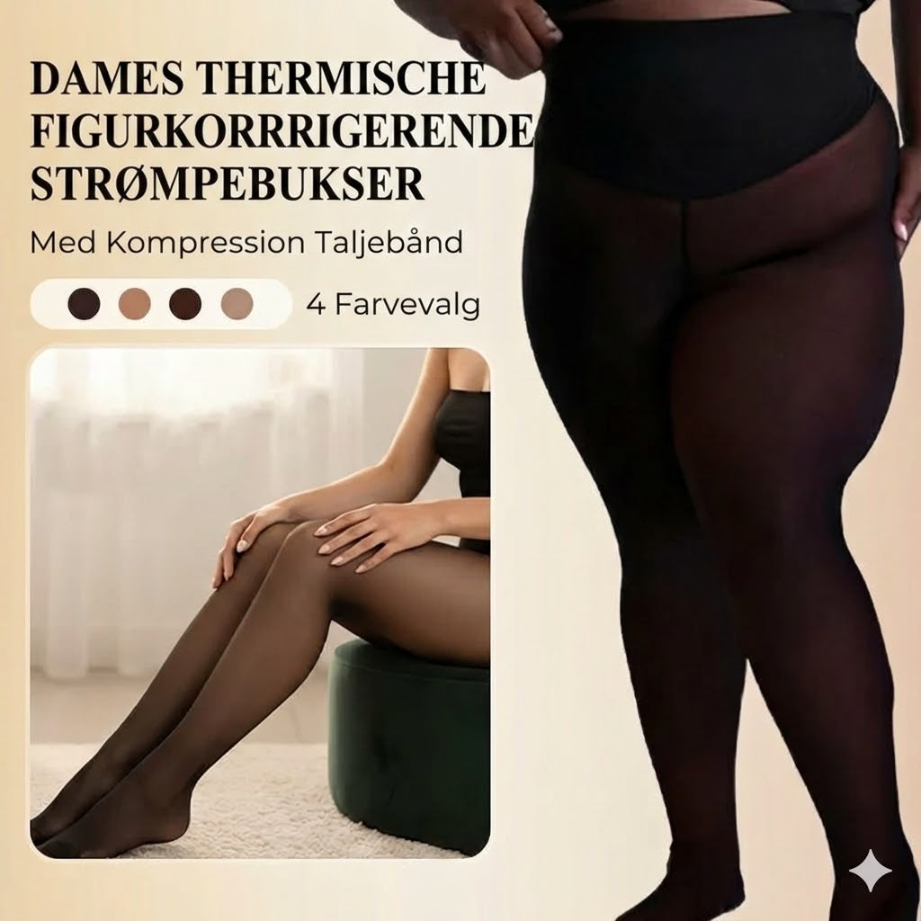 Højtaljede shaping-leggings: Korrigerende & usynlige