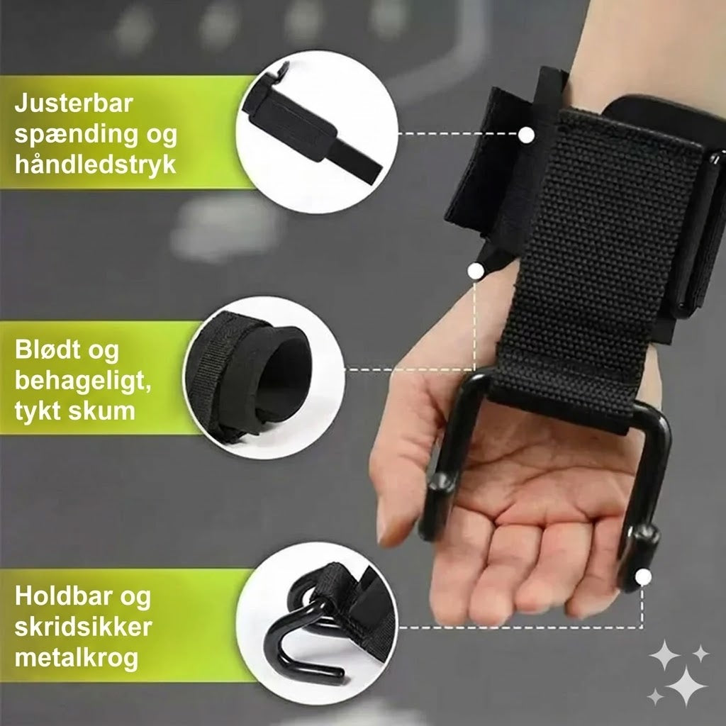 Håndledsstøtte krogtræner (1 par)