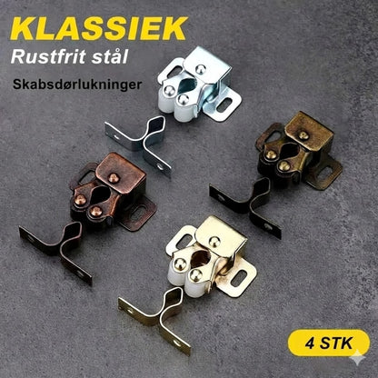 Push-to-open lås i rustfrit stål: Stærk & grebsfri