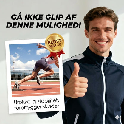Stødabsorberende sportsindlægssåler med svangstøtte