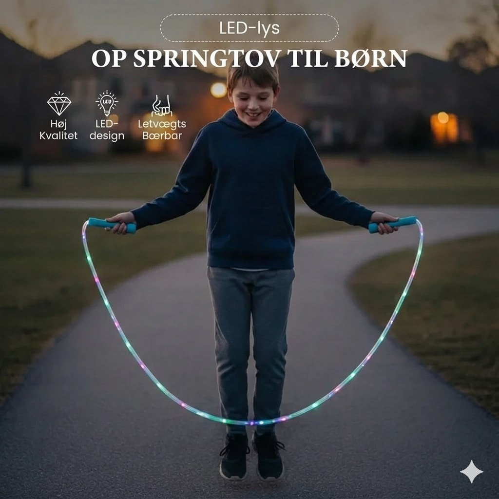 LED-sjippetov til børn