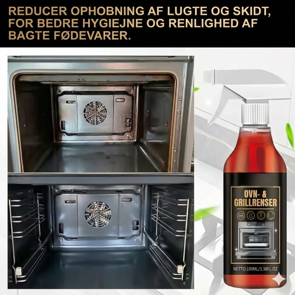 Ovn- og grillrengøringsspray