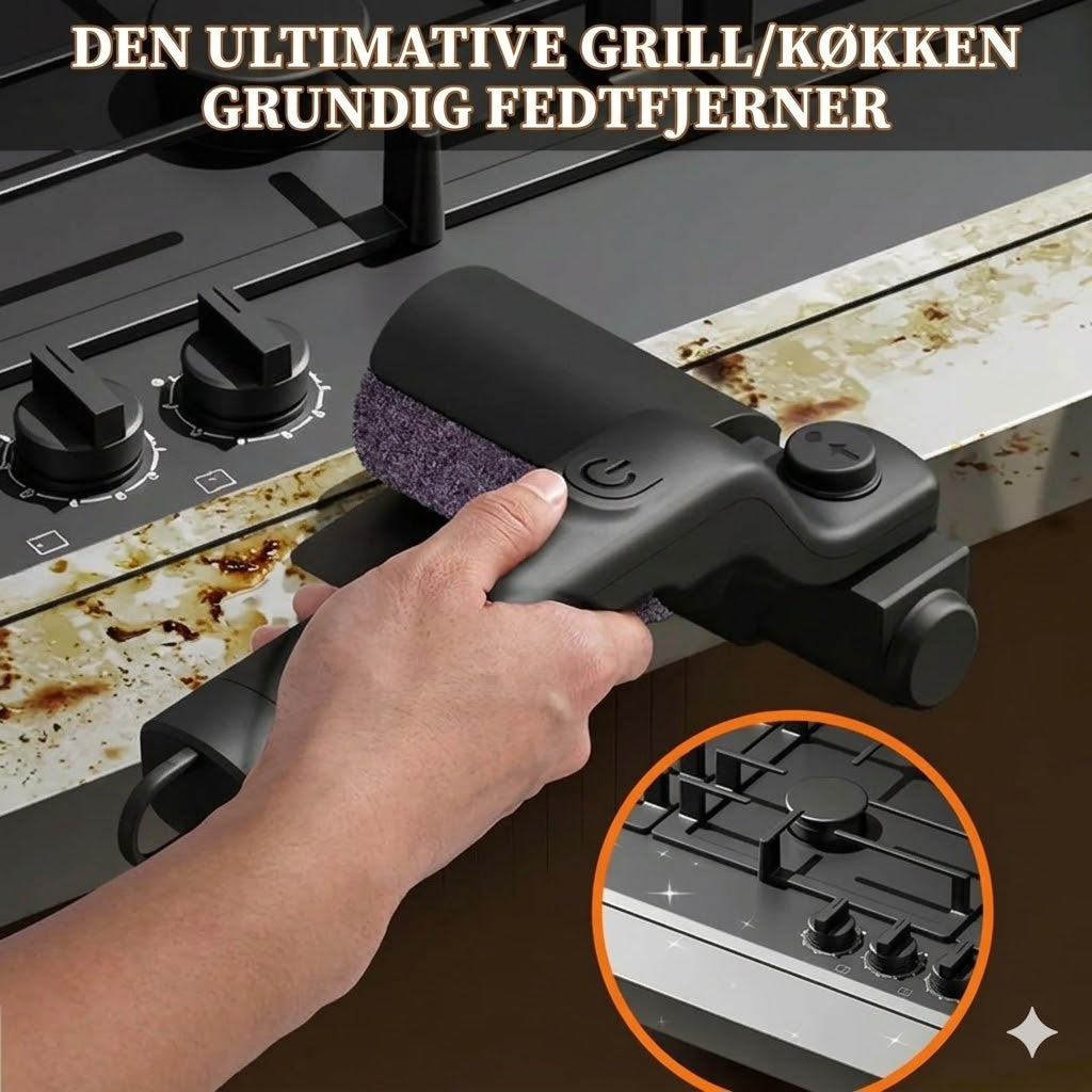 Ledningsfri elektrisk grillbørsterenser