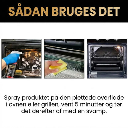 Ovn- og grillrengøringsspray