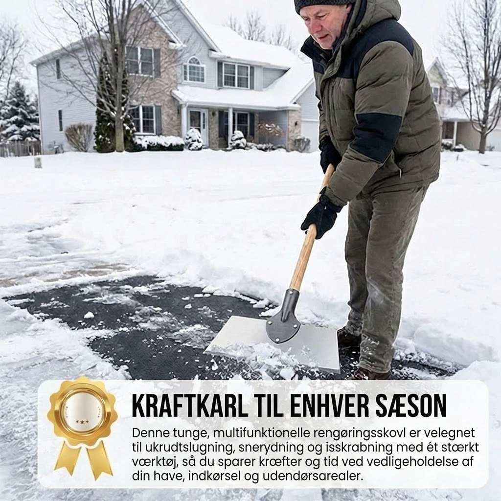 Rengøringskniv i manganstål