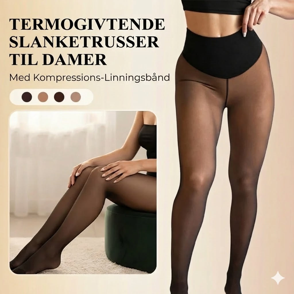 Højtaljede shaping-leggings: Korrigerende & usynlige