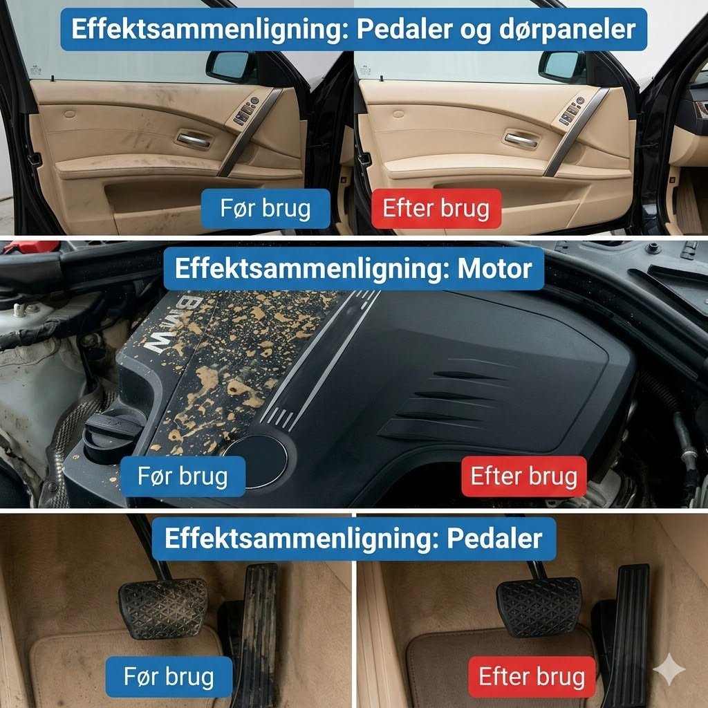 Vådservietter til bilinteriør