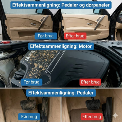 Vådservietter til bilinteriør