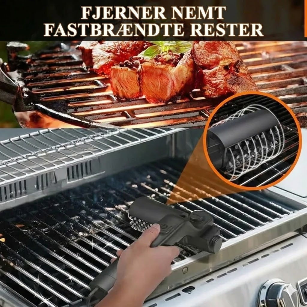 Ledningsfri elektrisk grillbørsterenser
