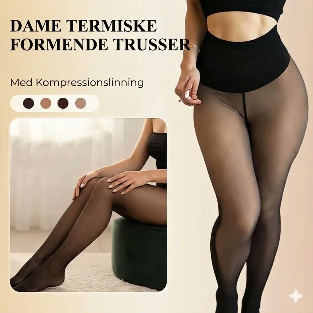 Højtaljede shaping-leggings: Korrigerende & usynlige