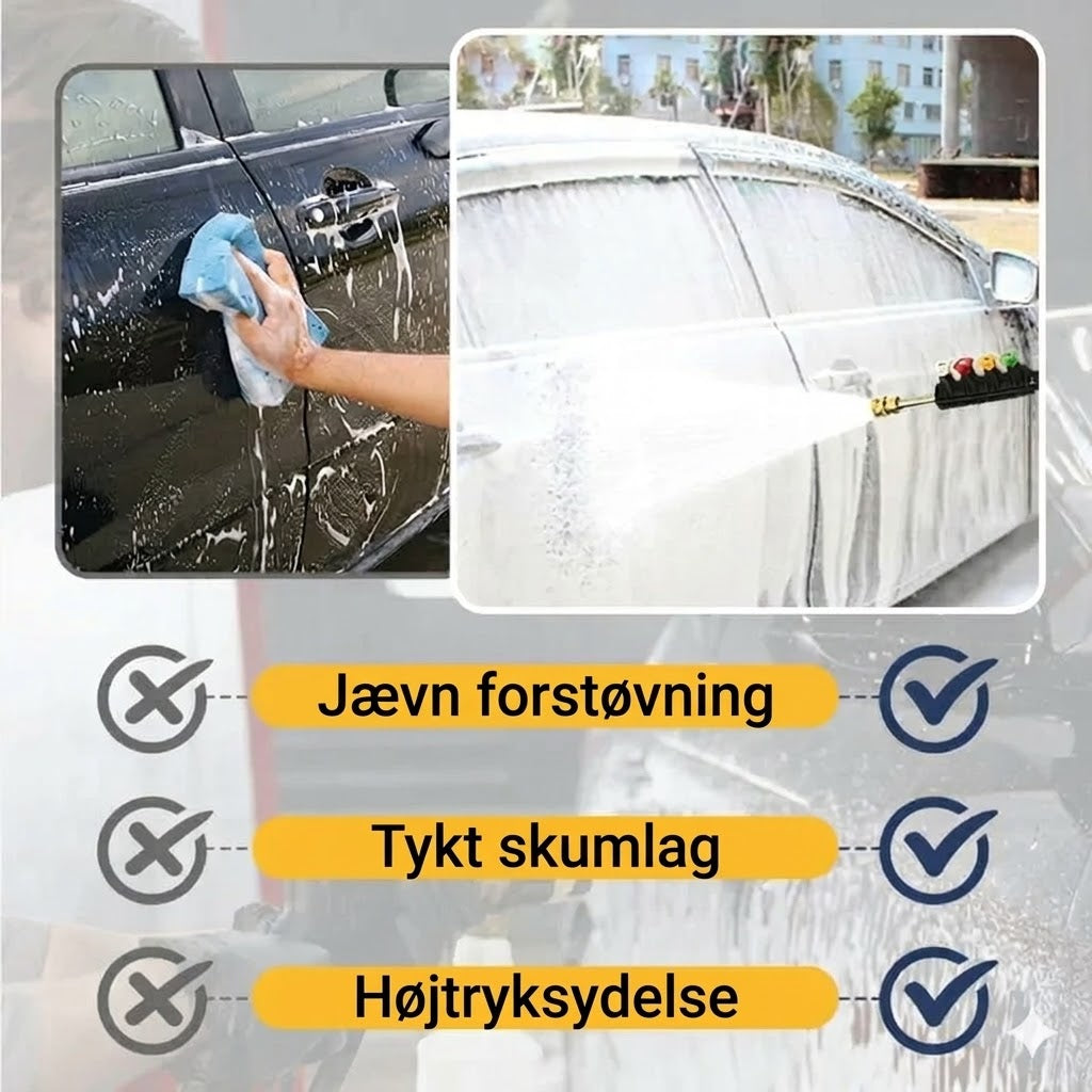 4000 PSI højtryksrenser-lansesæt