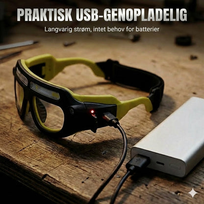 Kraftig LED-pandelampe: Vandtæt & genopladelig (Udendørs & gør-det-selv)