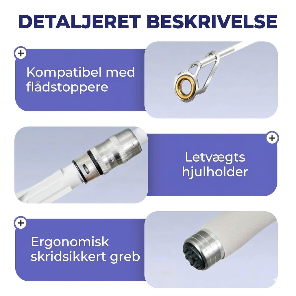 Bærbar teleskopfiskestang