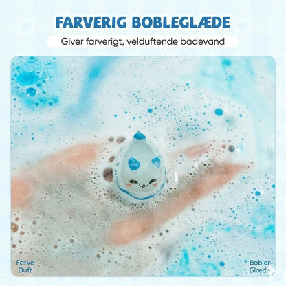 12-delt badebombe-gavesæt til børn
