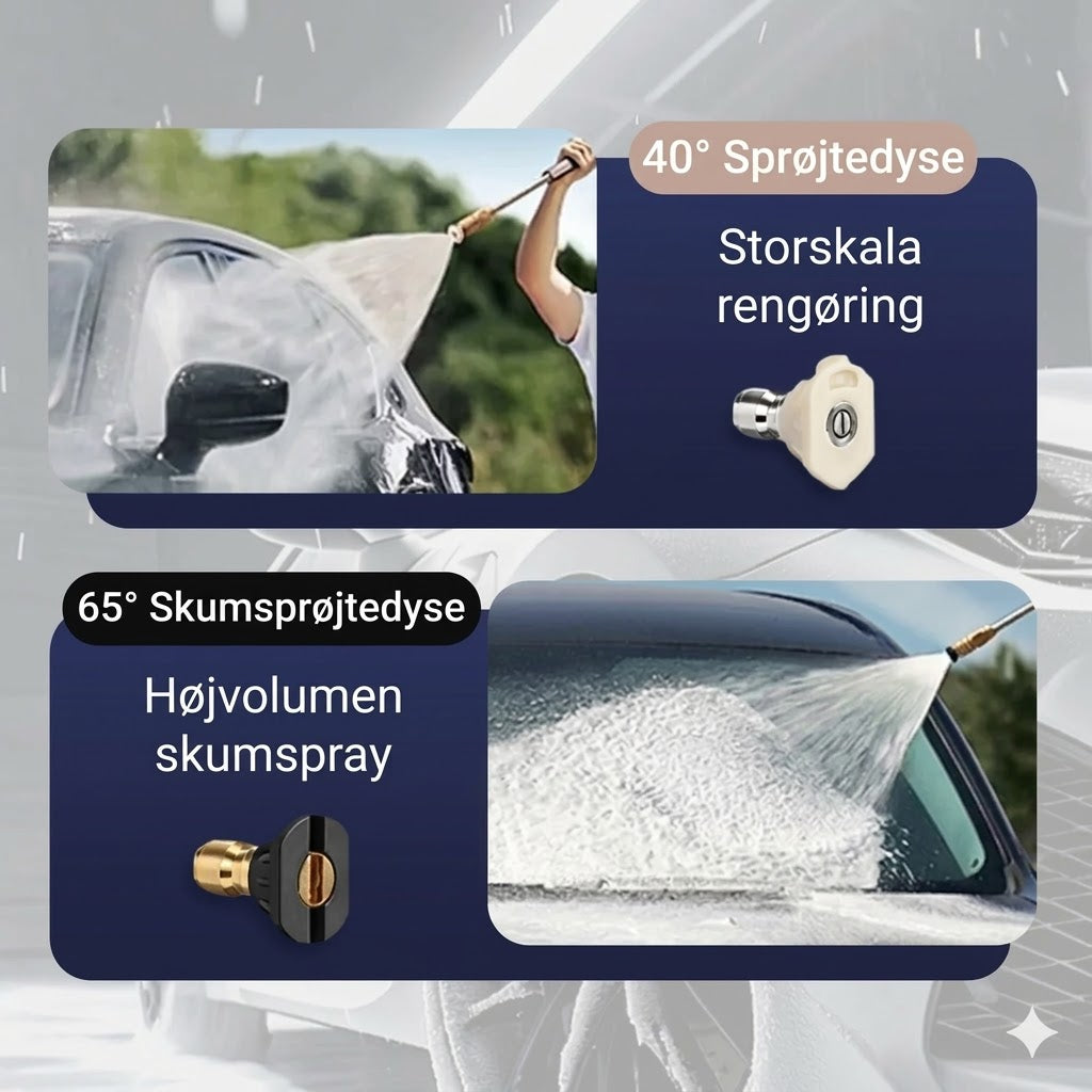 4000 PSI højtryksrenser-lansesæt