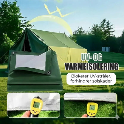 Vandtæt udendørs lærredsstof med UV-beskyttelse