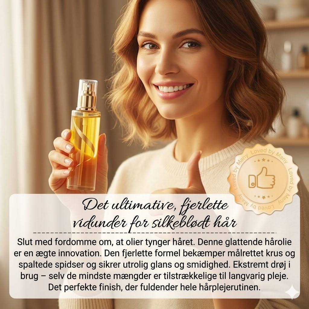 Plejende anti-frizz håroliespray