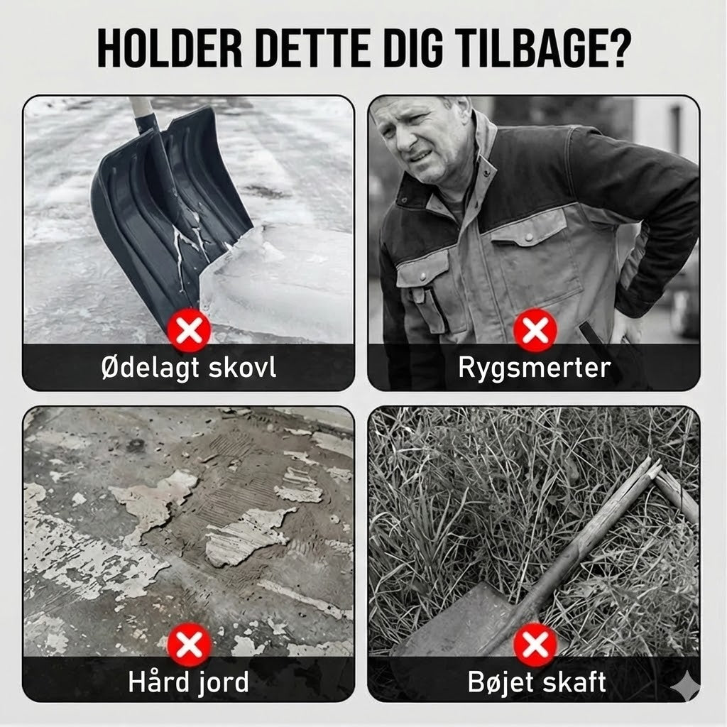 Rengøringskniv i manganstål