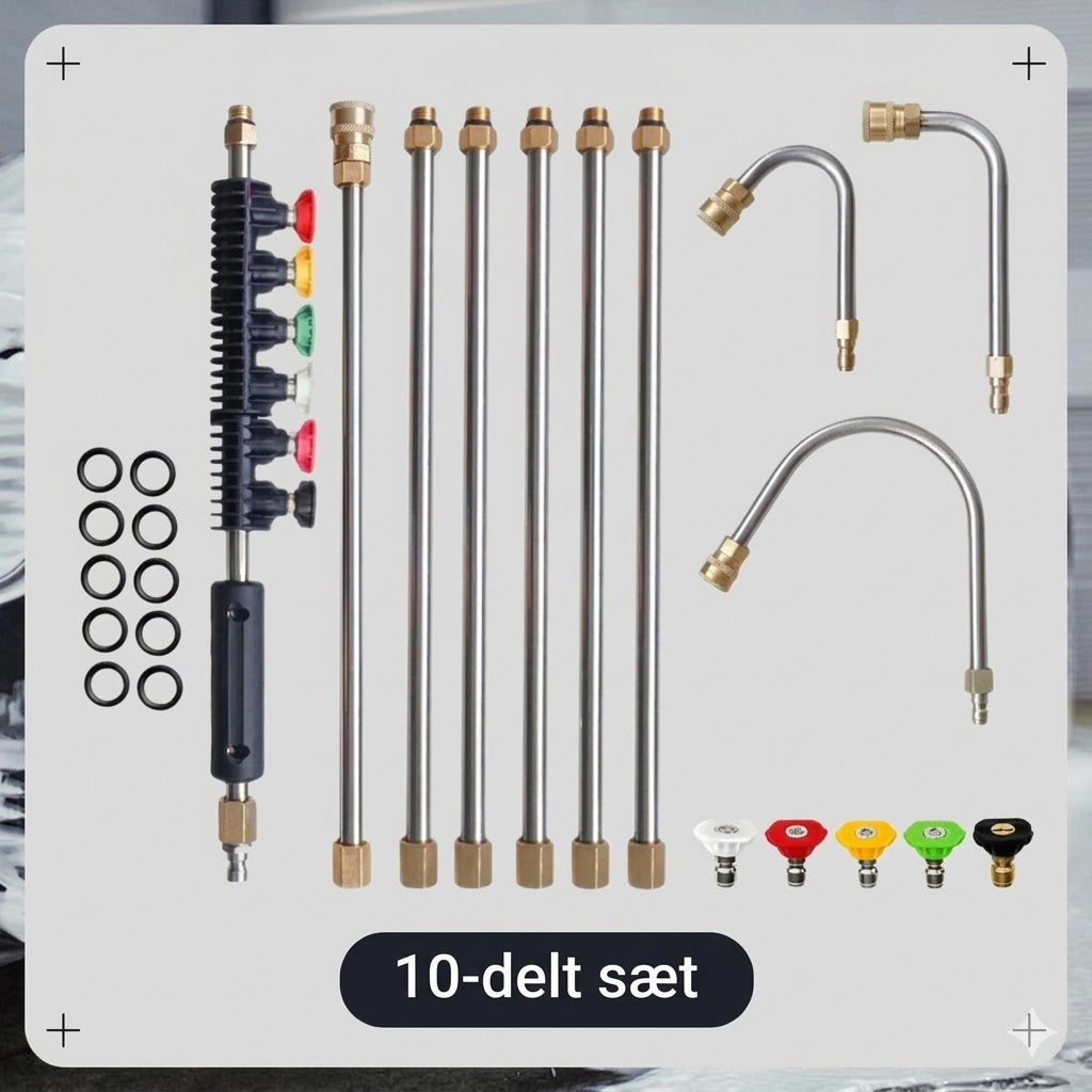 4000 PSI højtryksrenser-lansesæt
