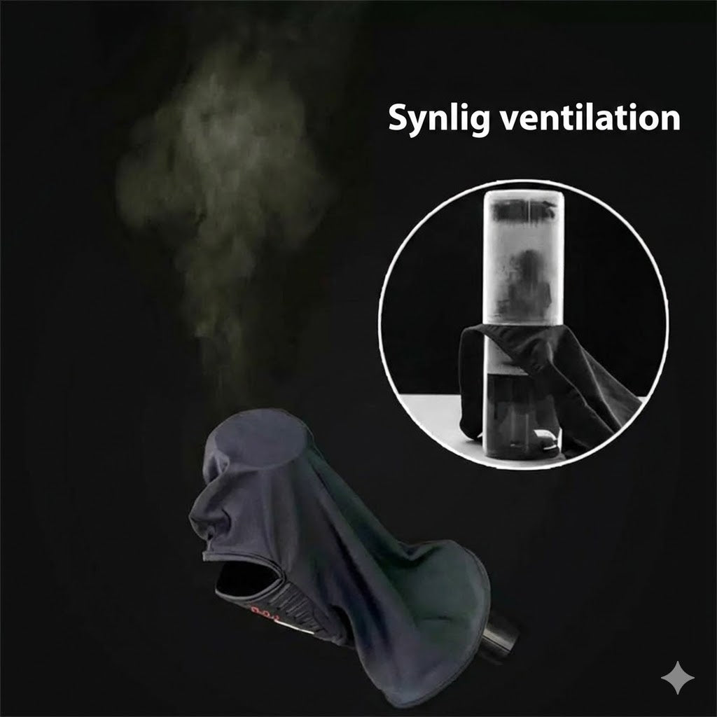 Unisex vindtæt varm vinter-helmaske