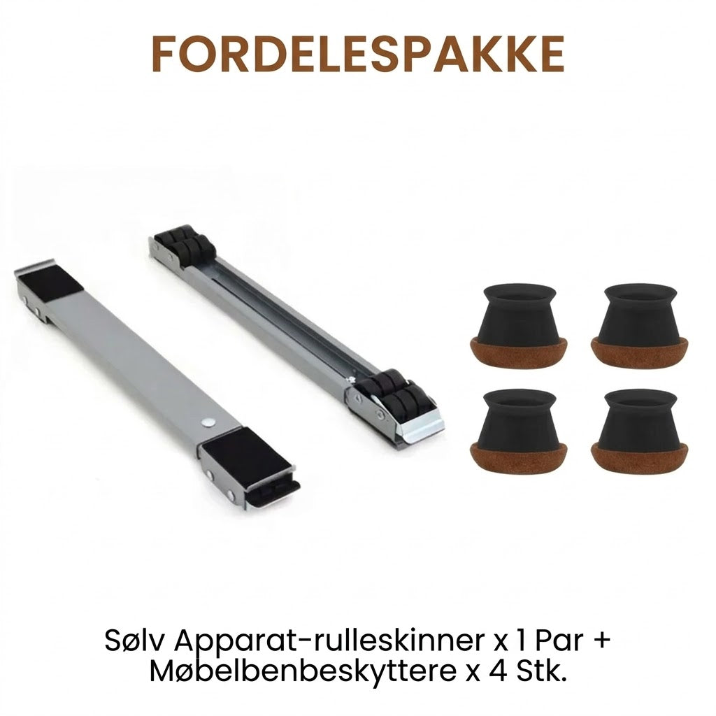 Kraftige justerbare apparatruller