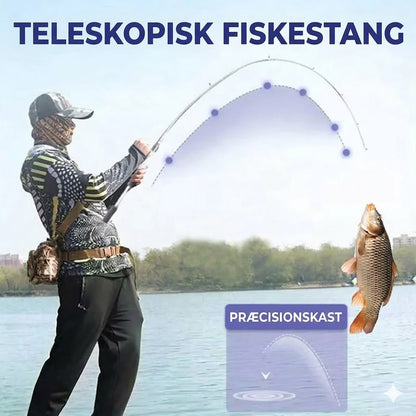 Bærbar teleskopfiskestang