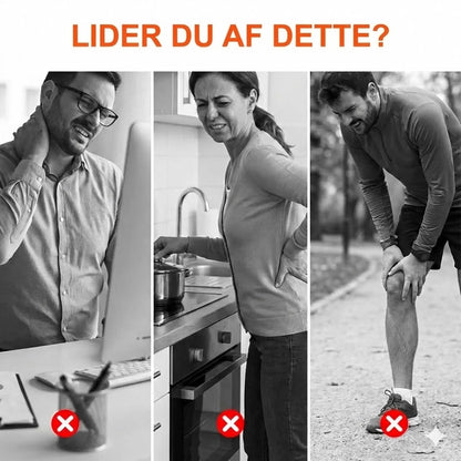 Bærbar to-kanals TENS-muskelstimulator