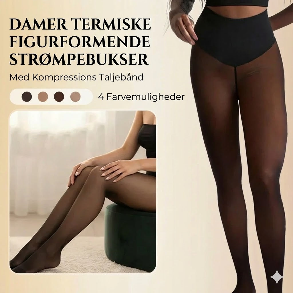 Højtaljede shaping-leggings: Korrigerende & usynlige